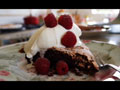 Chocolate and Date Pavlova