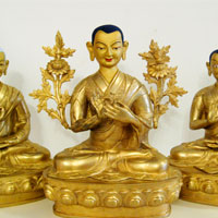Lama Tsongkhapa & disciples